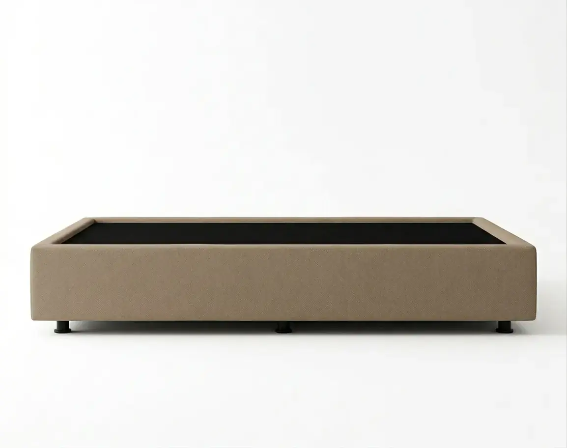 Base cama 120 × 190 cm — Beige (Crema)